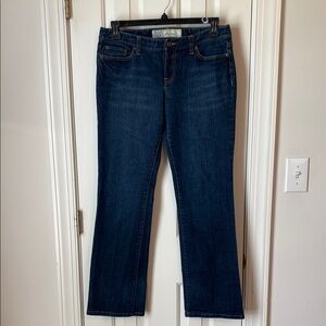 LOFT Blue Slim Boot Jeans with Classic Indigo Wash